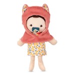 Lalka dzidziuś w nosidełku i z czapeczką Jeanne 18 m+ / Lilliputiens