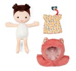 Lalka dzidziuś w nosidełku i z czapeczką Jeanne 18 m+ / Lilliputiens