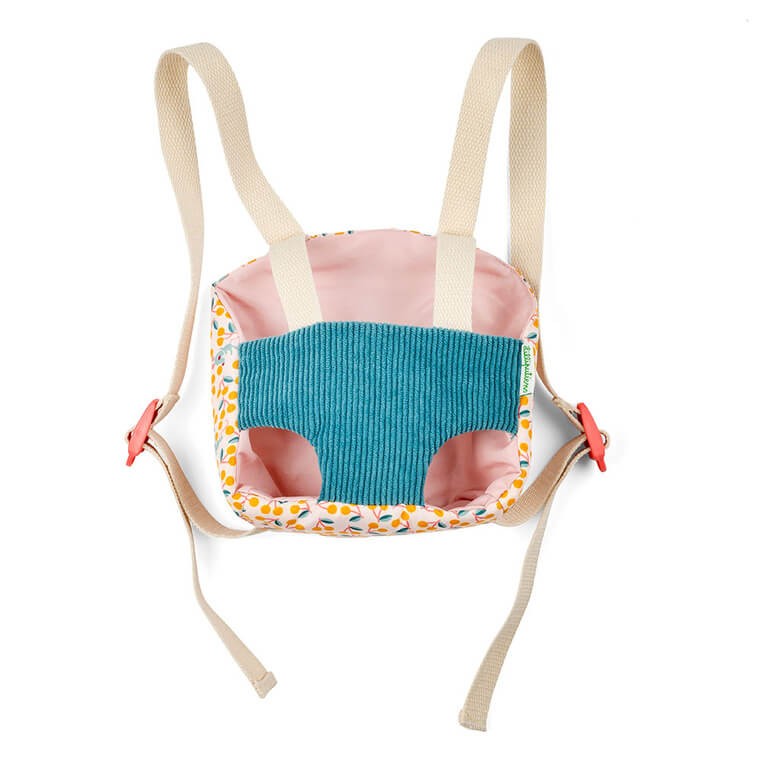 Lalka dzidziuś w nosidełku i z czapeczką Jeanne 18 m+ / Lilliputiens