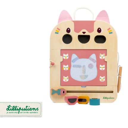 Drewniana tablica - znikopis Kotka Jeanne 18m+ / Lilliputiens
