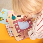 Drewniana tablica - znikopis Kotka Jeanne 18m+ / Lilliputiens