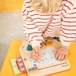 Drewniana tablica - znikopis Kotka Jeanne 18m+ / Lilliputiens