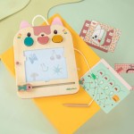 Drewniana tablica - znikopis Kotka Jeanne 18m+ / Lilliputiens