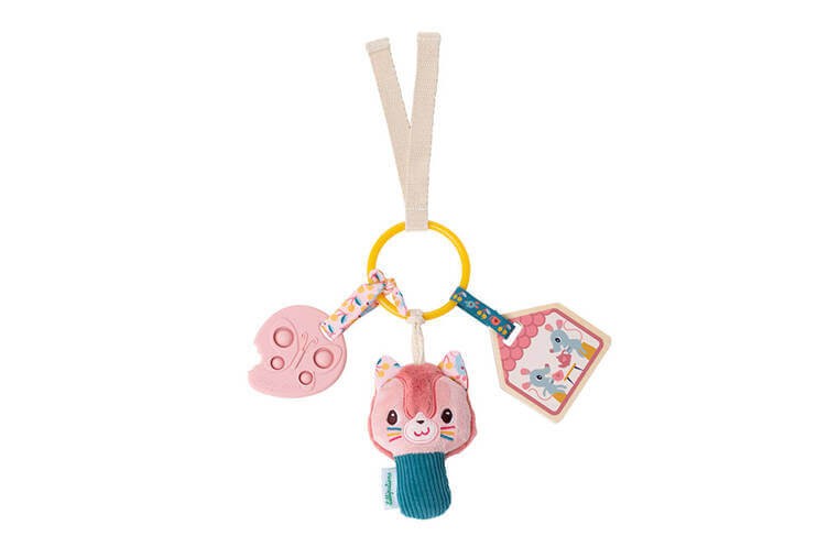 Wielofunkcyjny brelok Ogród Kotka Jeanne 3 m+ / Lilliputiens