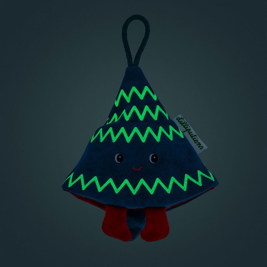 Przytulanka bombka dwustronna elf - choinka czerwona / Lililputiens