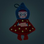 Przytulanka bombka dwustronna elf - choinka czerwona / Lililputiens