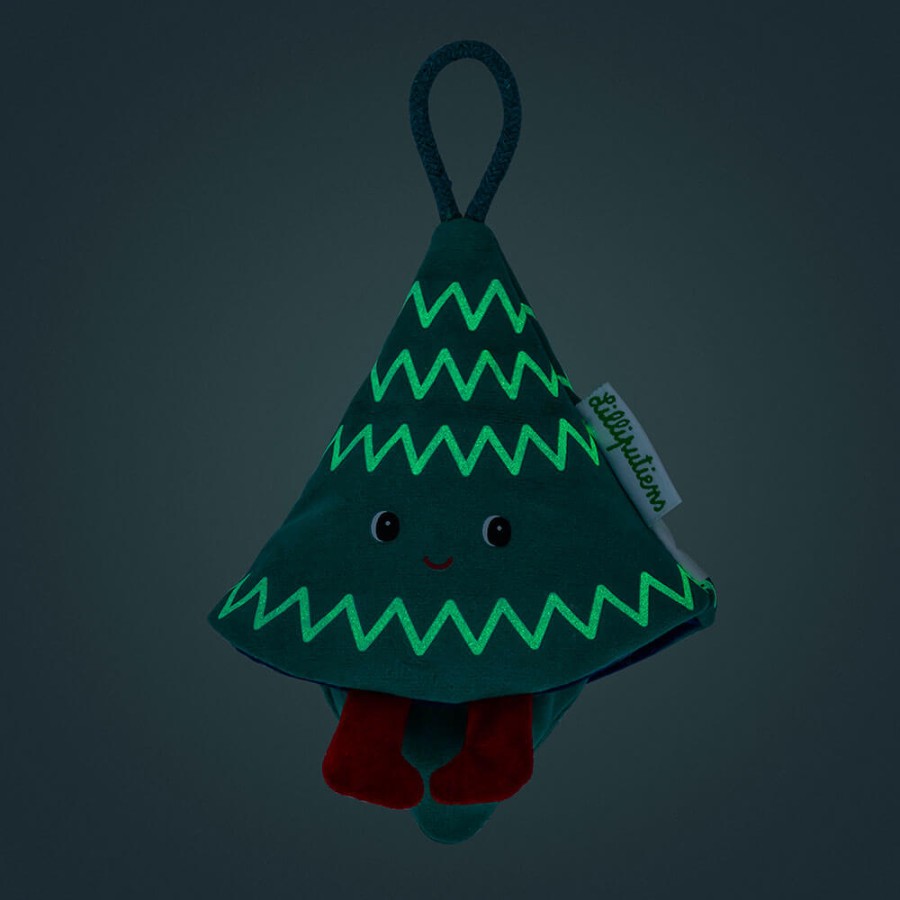 Przytulanka bombka dwustronna elf - choinka niebieska / Lililputiens