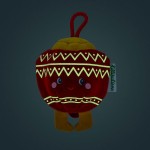 Przytulanka bombka dwustronna elf - bombka różowa / Lililputiens