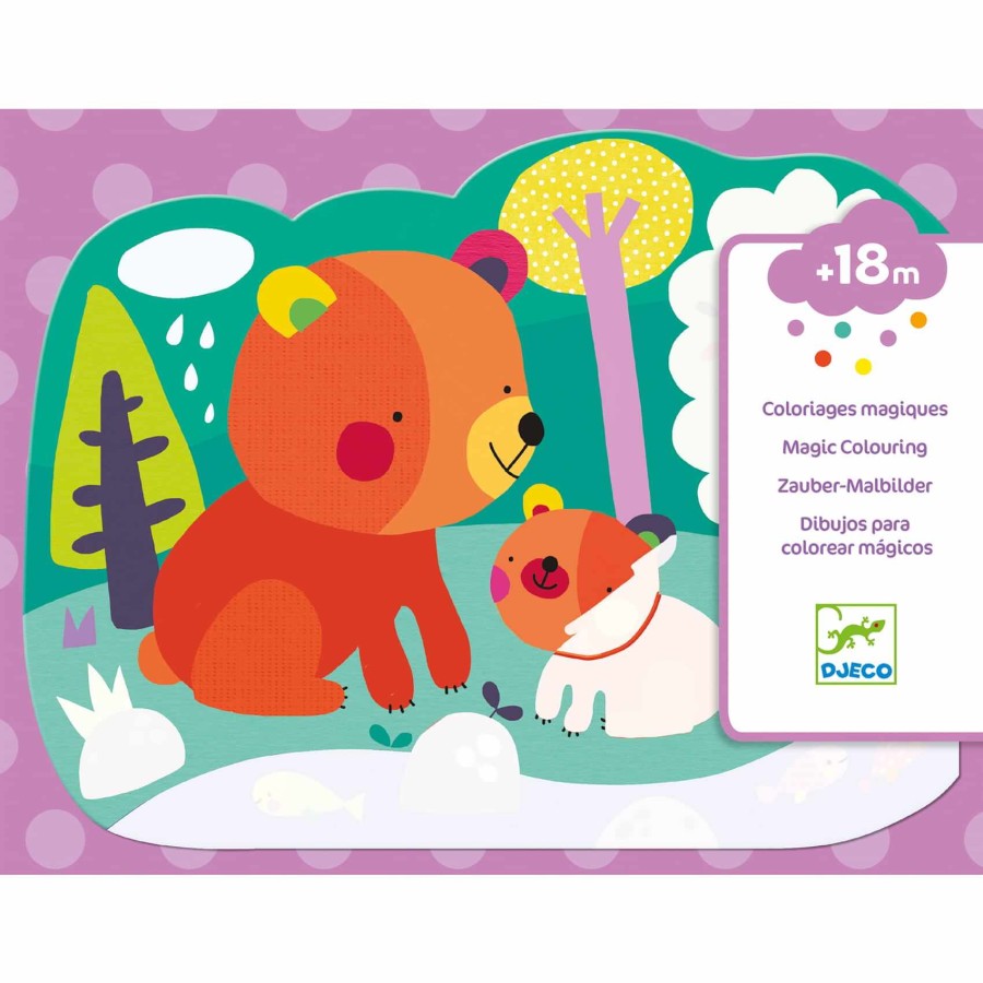 Wodne kolorowanki "Ukryte w lesie" / Djeco