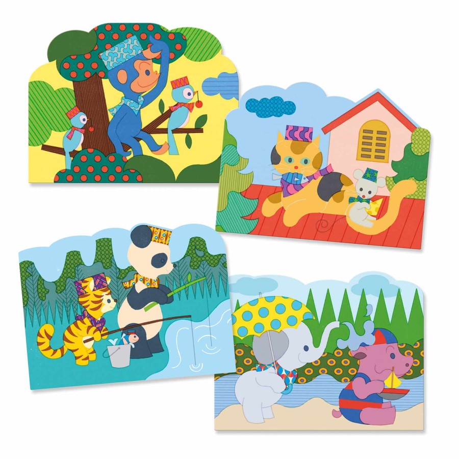 Wodne kolorowanki "Ukryte w lesie" / Djeco