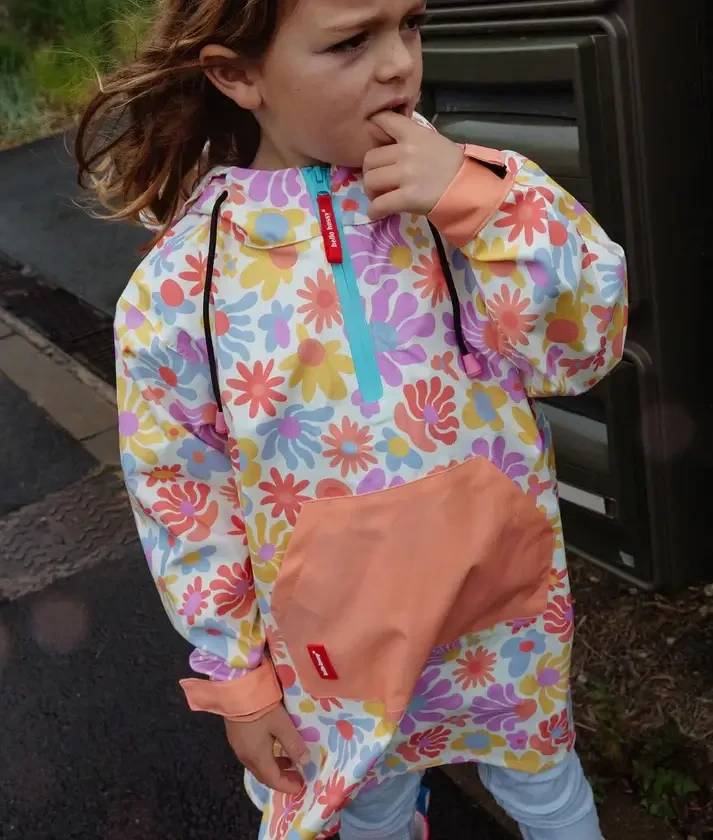 Ponczo przeciwdeszczowe Retro Flowers / Hello Hossy