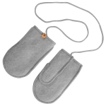 Rękawiczki dziecięce wełniane Sierra - grey / Zaffiro