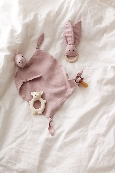 Gryzak kauczukowy Lisek Żółty / Kids Concept