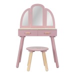 Drewniana duża toaletka FSC / Little Dutch