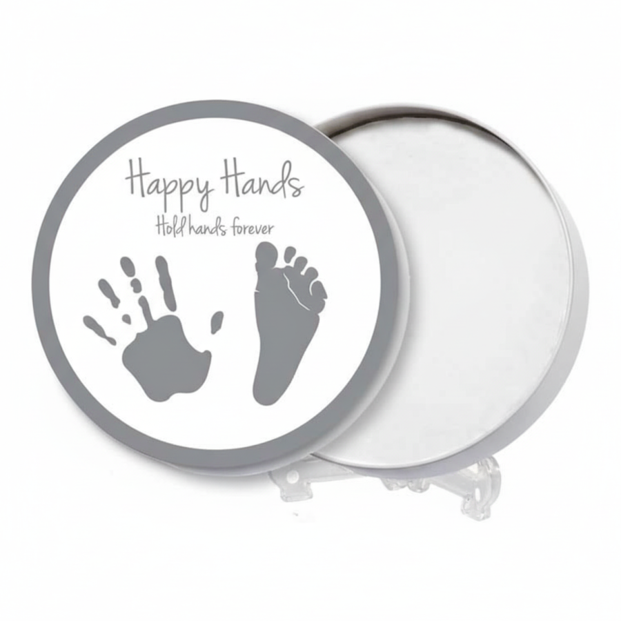 Puszka z odciskiem dłoni i stópki 2D / Happy Hands