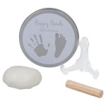 Puszka z odciskiem dłoni i stópki 2D / Happy Hands