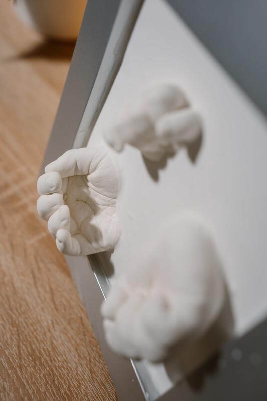 Ramka Deluxe z odciskiem 3D / Happy Hands