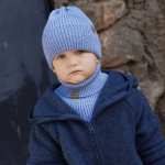 Czapka zimowa merino WINTER SKY BLUE / Patulove