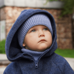 Czapka zimowa merino WINTER SKY BLUE / Patulove