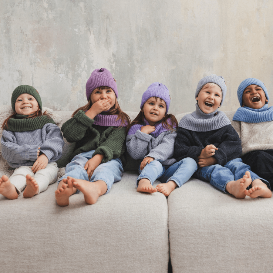 Czapka zimowa merino WINTER OLIVE / Patulove