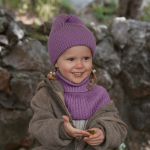 Czapka zimowa merino WINTER LILAC / Patulove