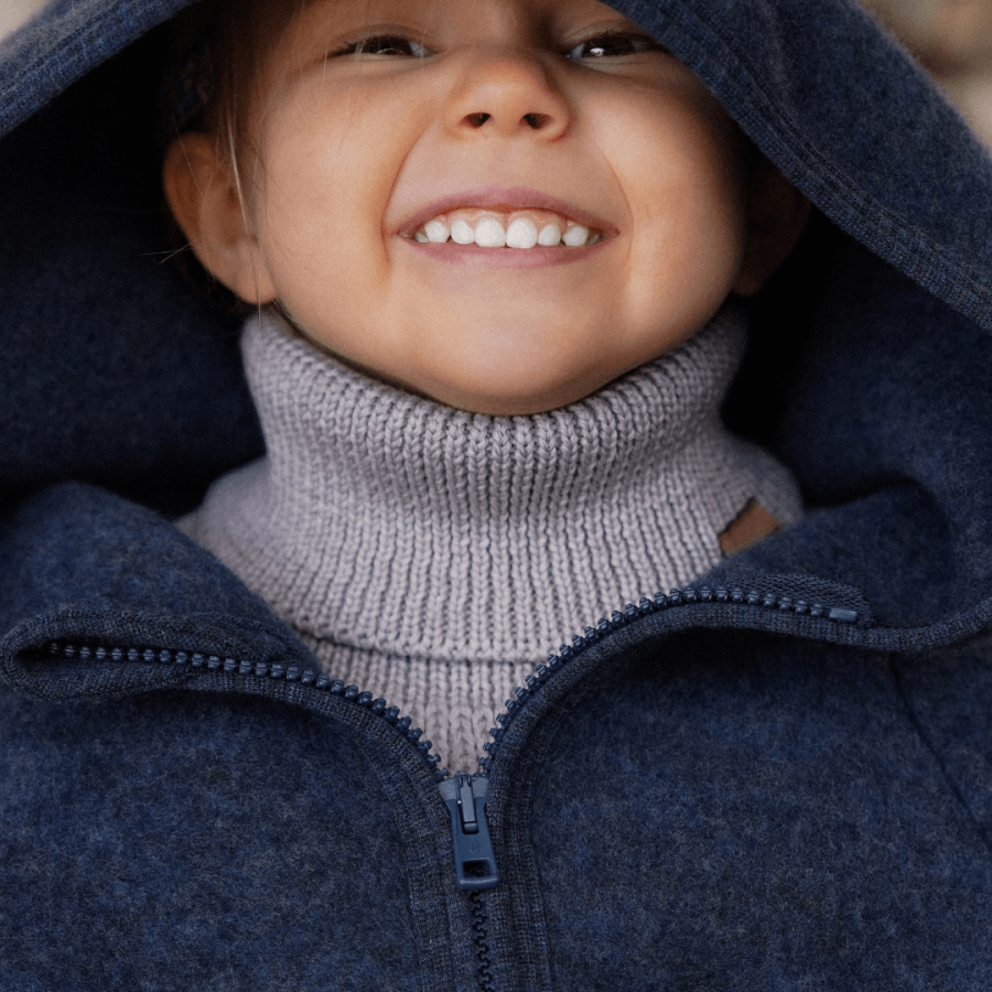 Komin z golfem merino WINTER GREY / Patulove