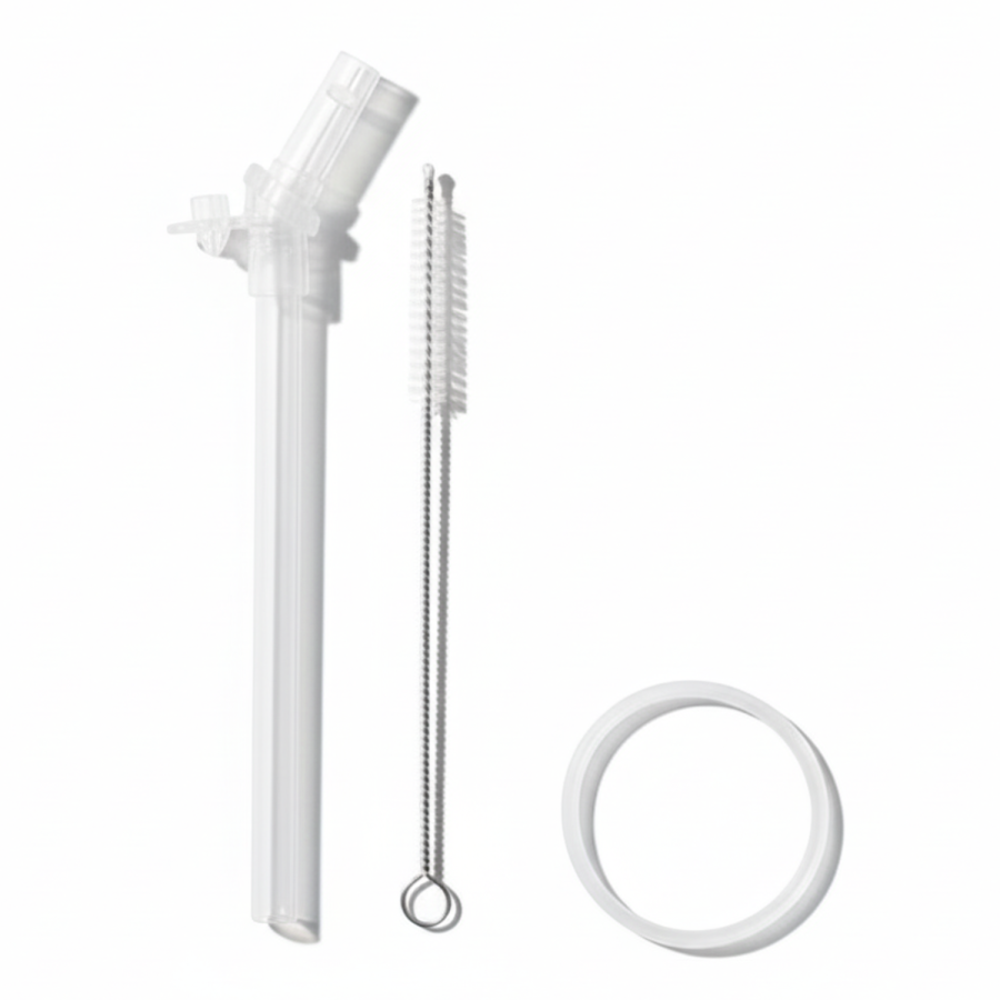 Zestaw akcesoriów - słomka, czyścik i uszczelka do butelek i bidonów / Beaba