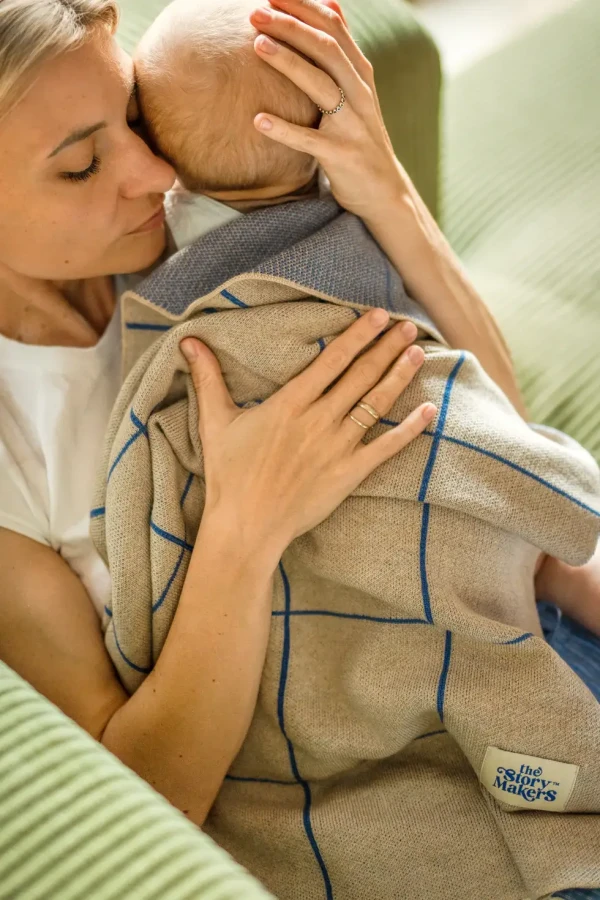 Koc merino - beżowy / The Story Makers