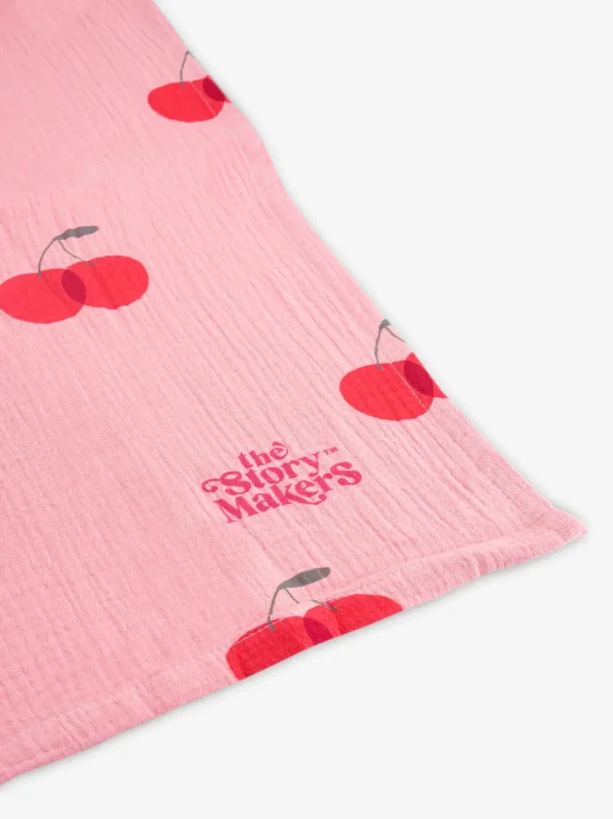 Otulacz muślinowy - dwie wiśnie / The Story Makers