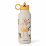 Butelka na wodę Falk, 350 ml - around the world, sandy / Liewood