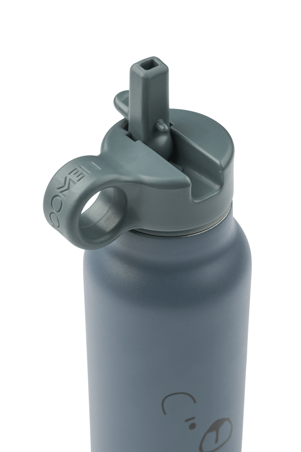 Butelka na wodę Falk, 350 ml - Mr bear, whale blue / Liewood