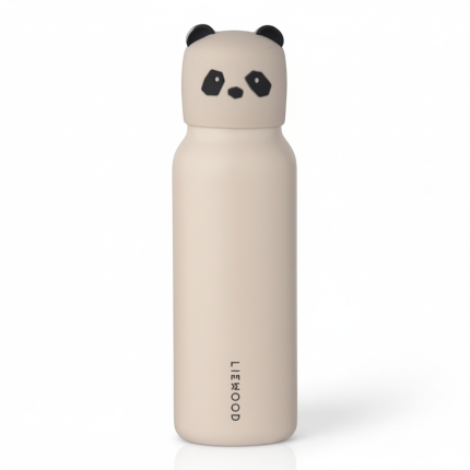 Butelka na wodę Falk Panda 350 ml - sand / Liewood