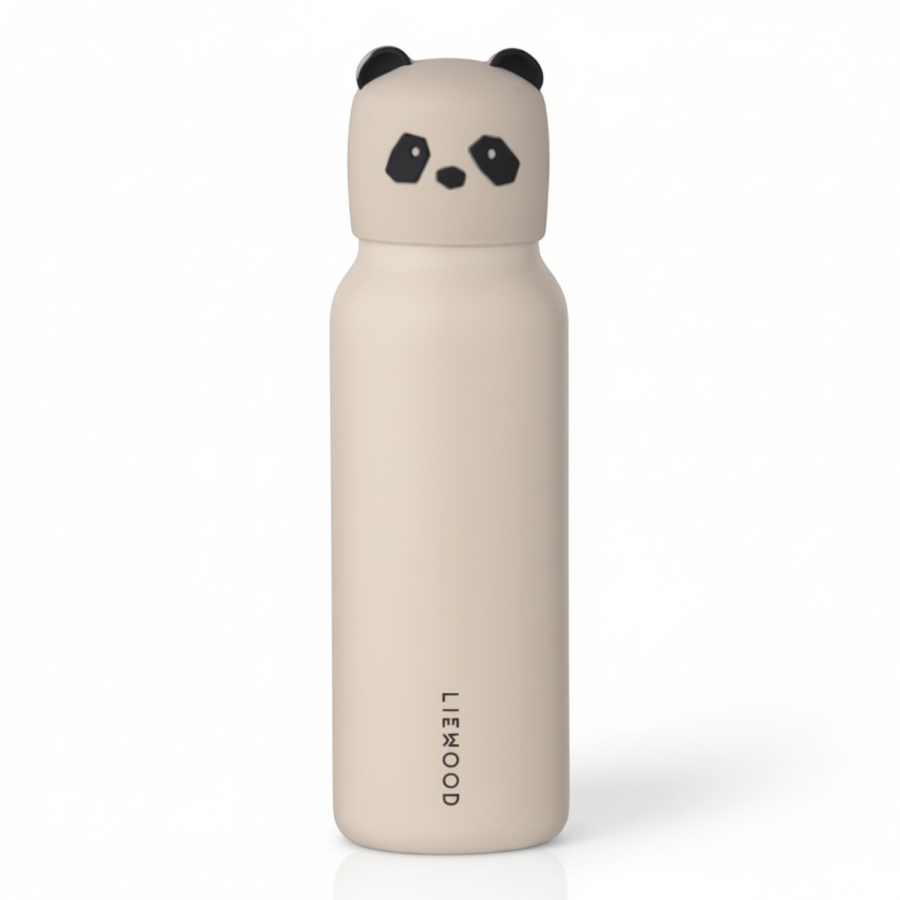 Butelka na wodę Falk Panda 350 ml - sand / Liewood