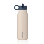 Butelka na wodę Falk Panda 350 ml - sand / Liewood