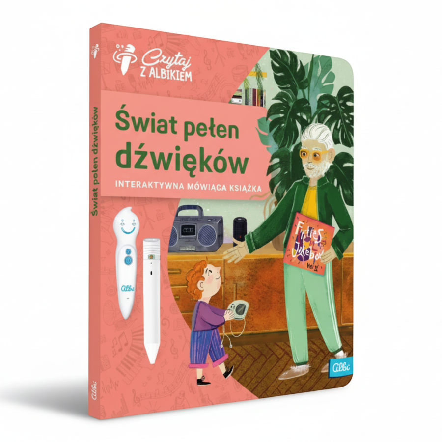 Książka Świat pełen dźwięków 3+ / Czytaj z Albikiem