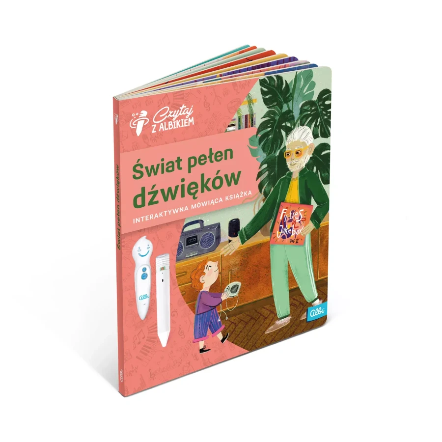 Książka Świat pełen dźwięków 3+ / Czytaj z Albikiem