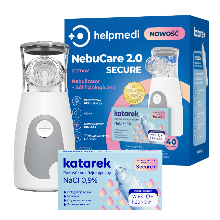 Zestaw do nebulizacji NebuCare Secure+ / Katarek