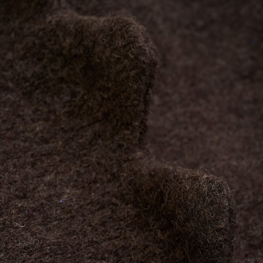 Kominiarka z kolcami dinozaura - Dark Brown Melange / HUTTEliHUT