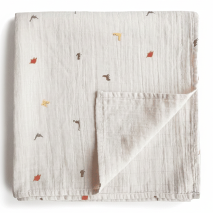 Otulacz z organicznej bawełny - Dinosaurs / Mushie