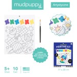 Kolorowanka akwarelowa z pędzelkiem Kosmos 5+ / Mudpuppy