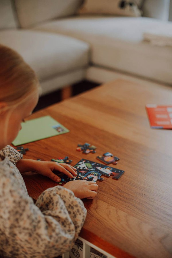 Puzzle-kartka z życzeniami Kosmos 12el. 3+ / Mudpuppy