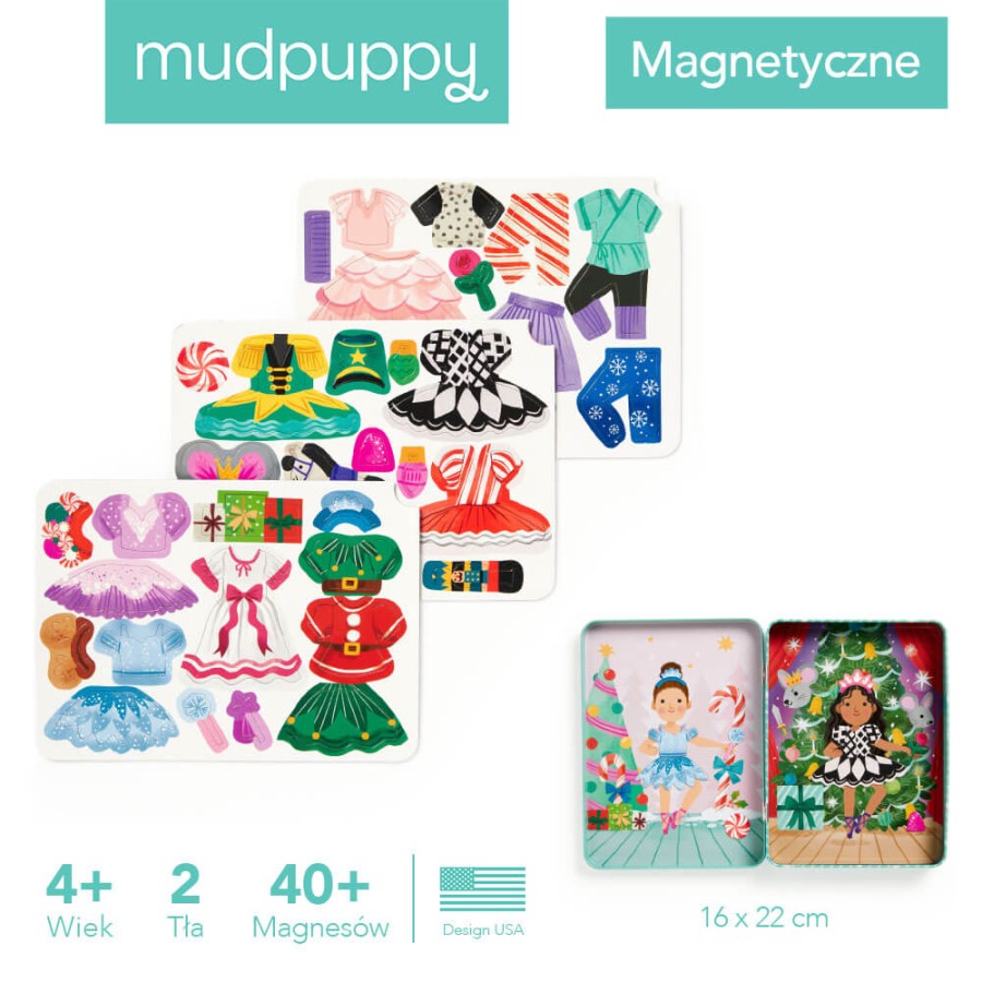 Magnetyczne postacie Zaczarowany dziadek do orzechów 4+ / Mudpuppy