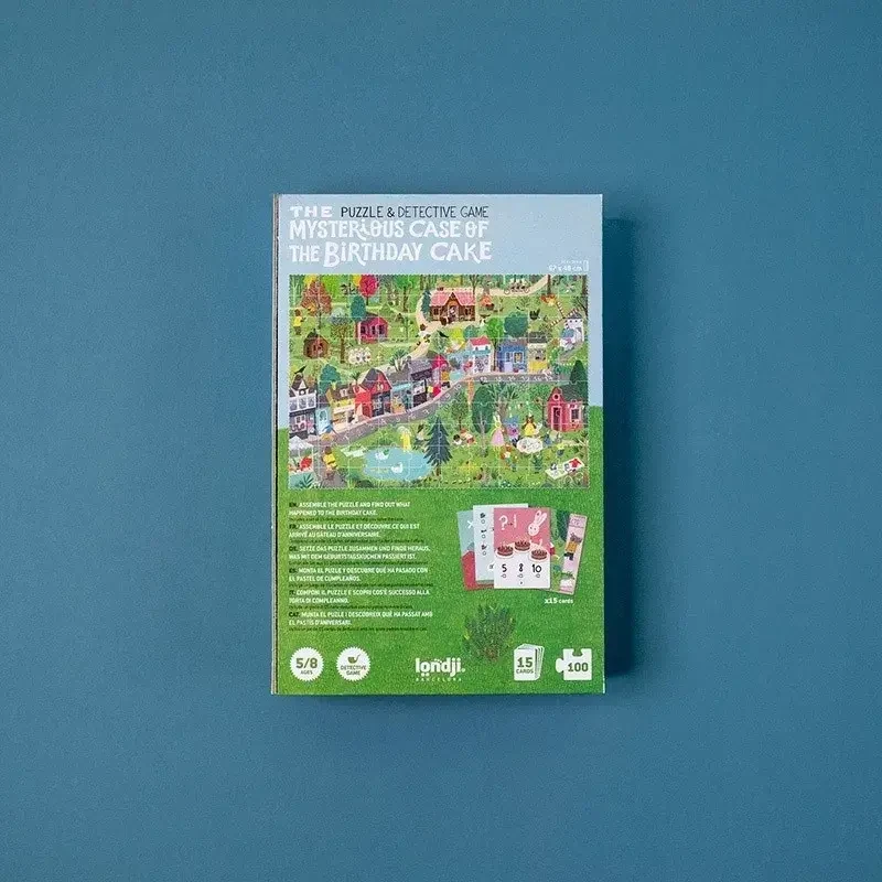 Puzzle z grą detektywistyczną Tajemnicza sprawa urodzin / Londji