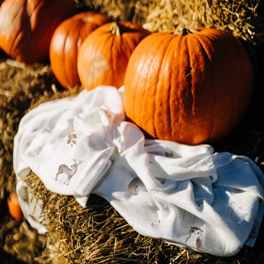 Otulacz kocyk bambusowy WOODLAND / Layette