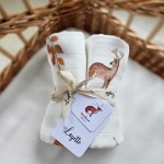 Pieluszki bambusowe 2 szt. WOODLAND / Layette