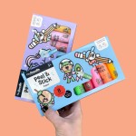 Brokatowa farba do tworzenia naklejek Peel & Stick Glitter / HeyDoodle
