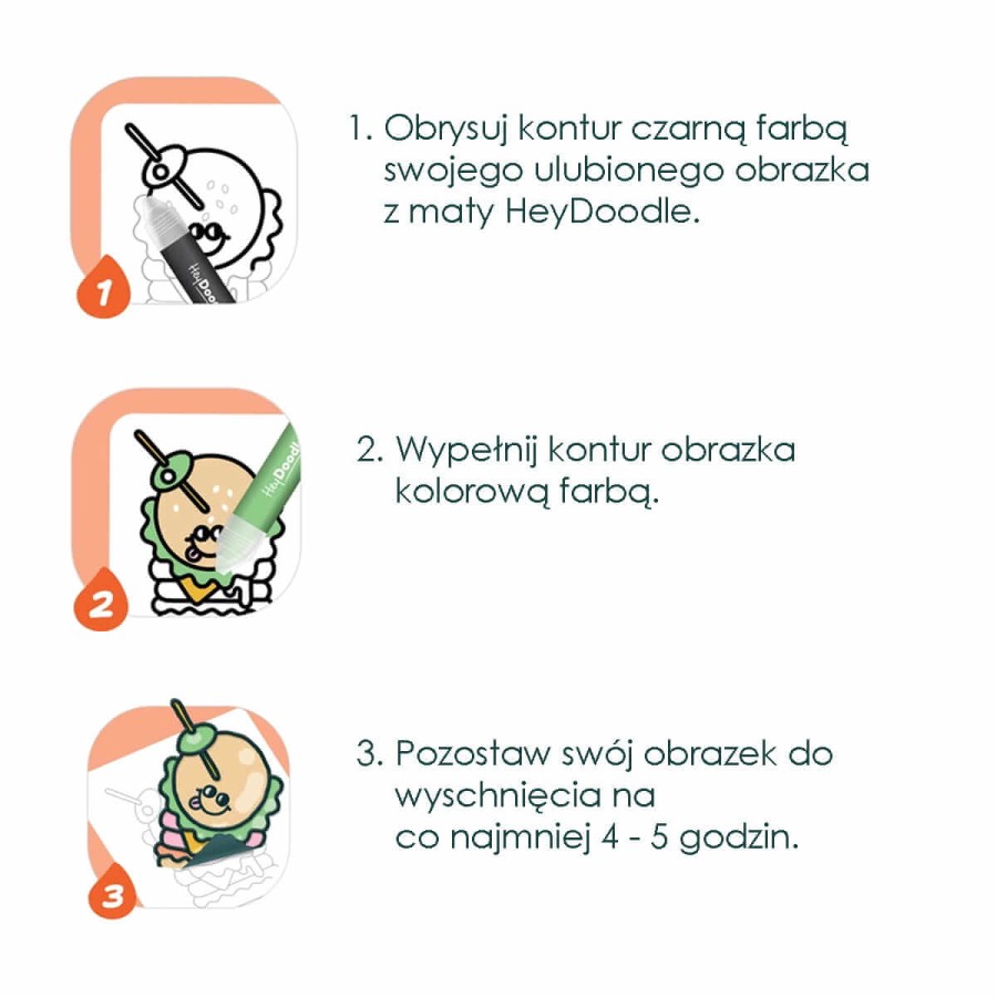 Brokatowa farba do tworzenia naklejek Peel & Stick Glitter / HeyDoodle
