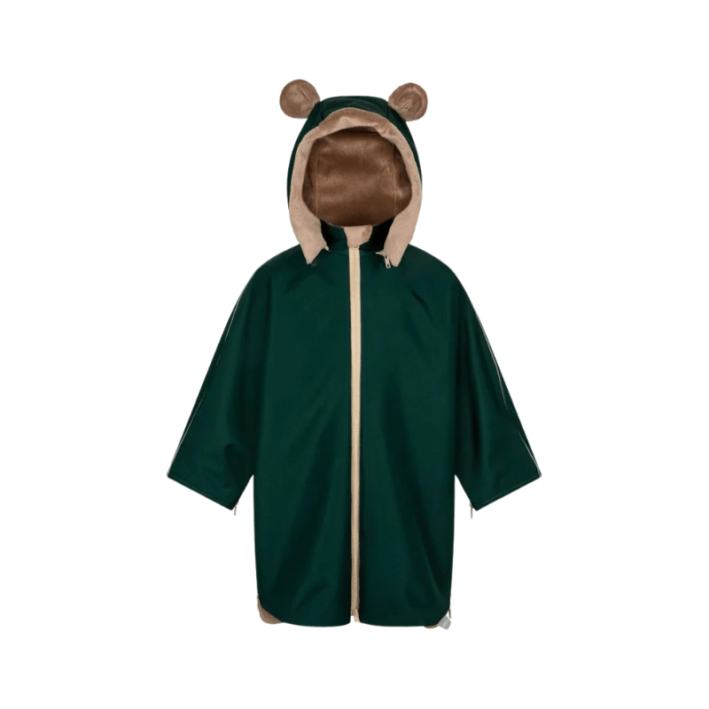 Ponczo samochodowe Zielone 3-6 lat / piapimo