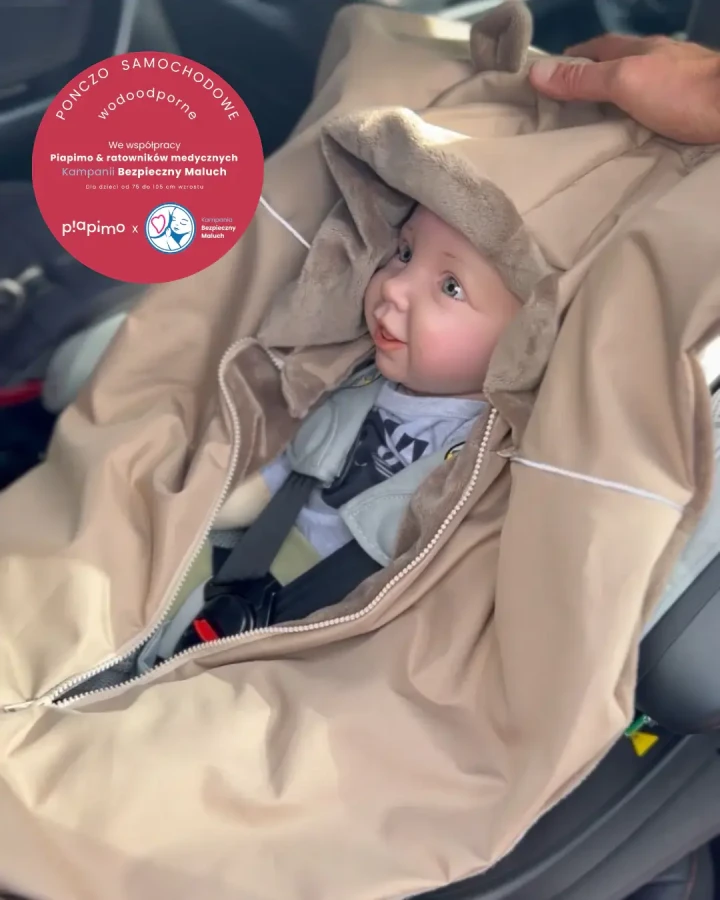 Ponczo samochodowe Merino Concinella 1-3 lat / piapimo