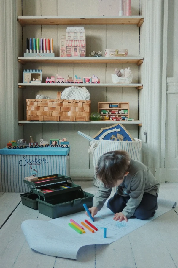 Kuferek małego artysty - olivine / Konges slojd